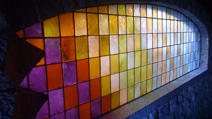 Detalle de vidrieras en Aránzazu (3)