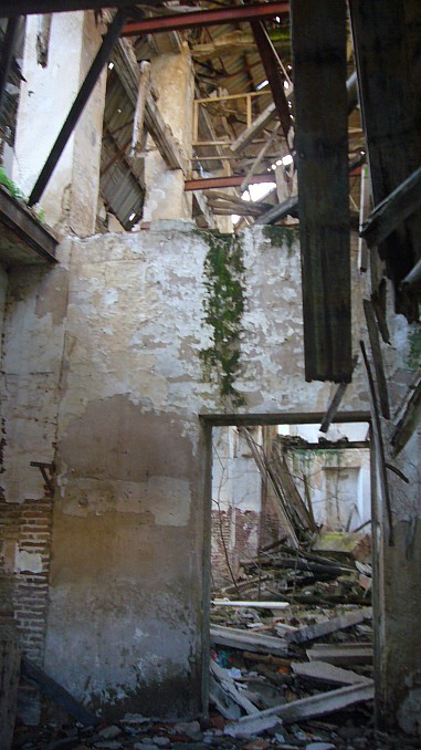 Casas abandonadas cerca del Torcal de Antequera (detalle interior)