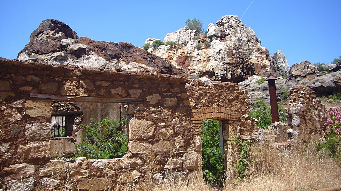 Detalle de las casas de los ingleses
