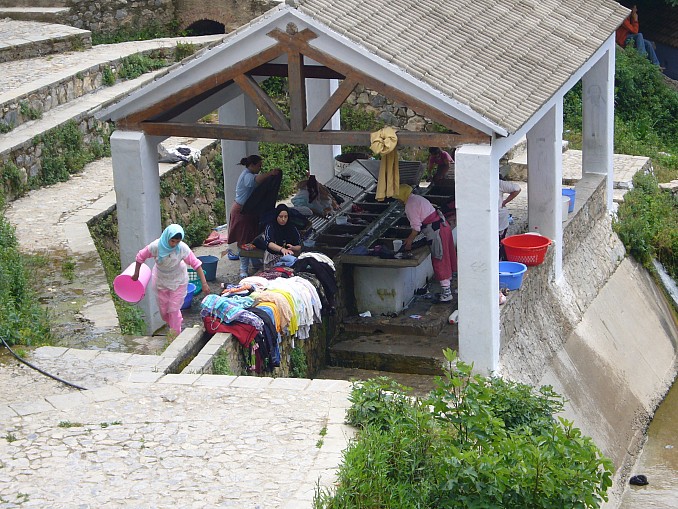 Lavadero en Chaouen