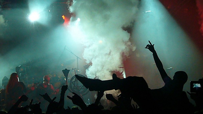 Crowd surfing