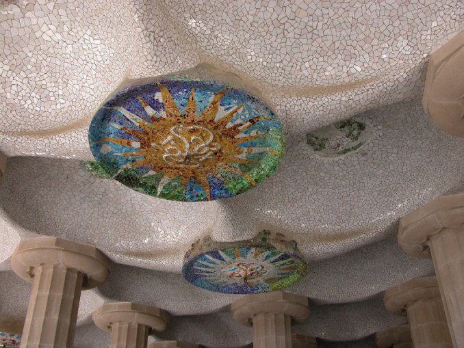 Detalle techo Parque Güell