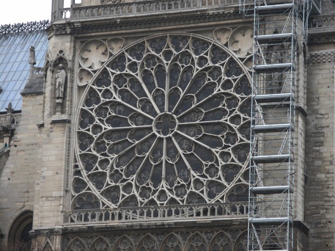Rosetón de Notre Dame (fachada)