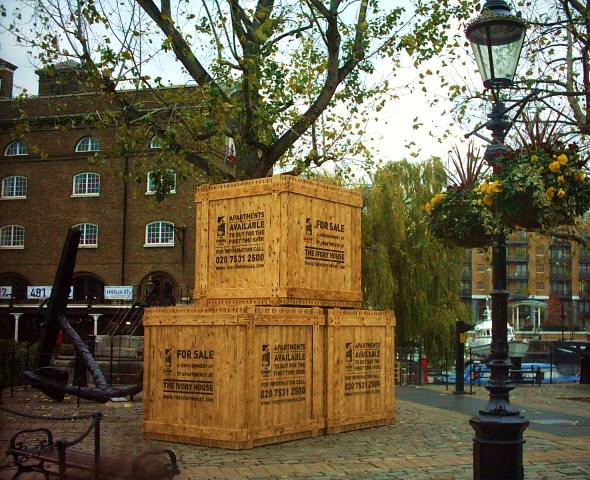 Cajas en Londres