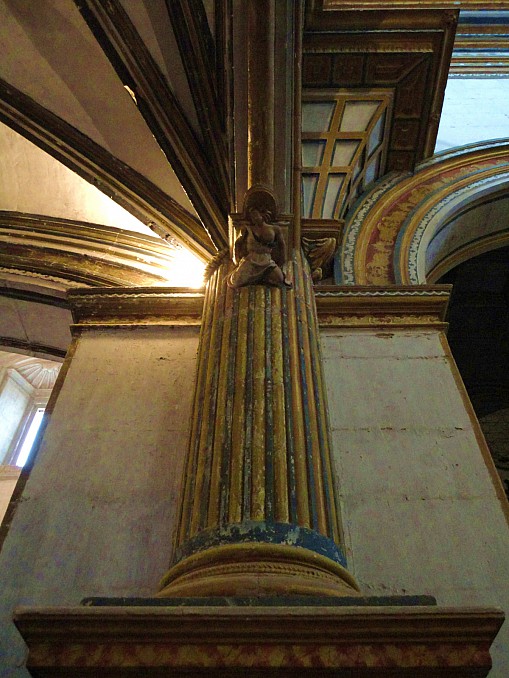 Detalle del interior de la Sacra Capilla de El Salvador en Úbeda