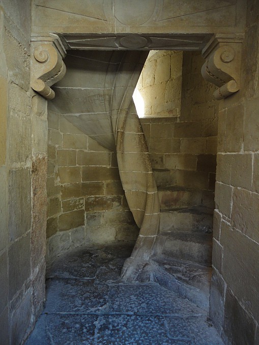 Escalera de caracol de la Iglesia Mayor de Santa Maria en Cazorla