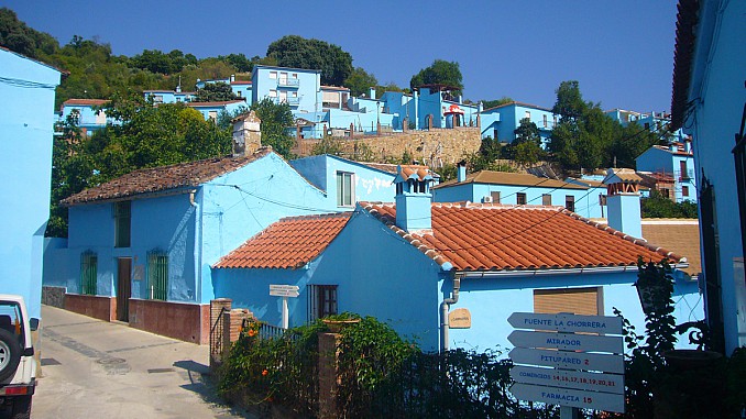 Júzcar, pueblo pitufo
