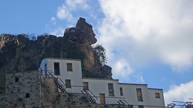 Roca con forma de cabeza humana en Cazorla