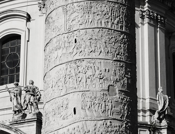 Detalle de la columna de Trajano