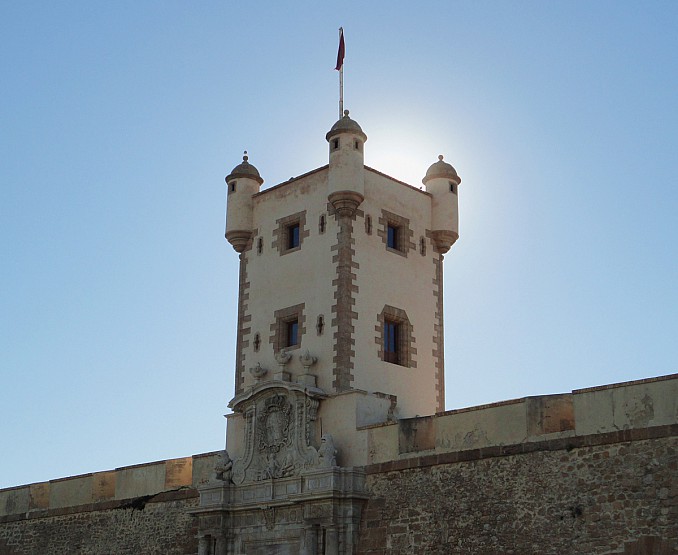 Torreón de la Puerta de Tierra, en Cádiz