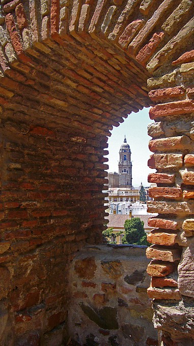 Catedral de Málaga desde la Alcazaba