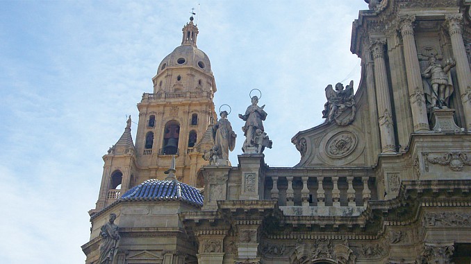 Detalle fachada Catedral de Murcia