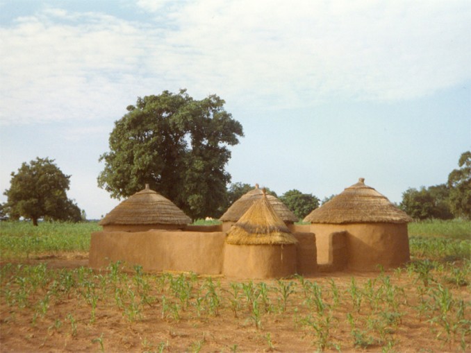 Casas de adobe en Togo