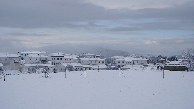 Cazalla de la Sierra nevada