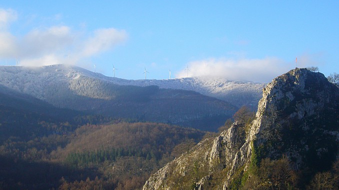 Vista desde Arantzazu (Guipúzcoa)