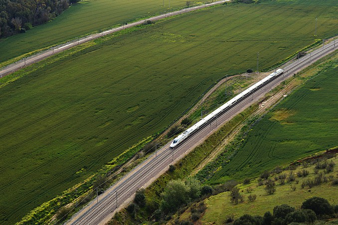 Paisaje con tren