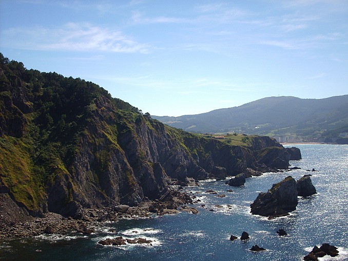 Paisaje desde San Juan de Gaztelugatxe