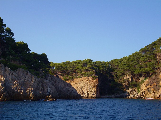 Península de Palamós desde el mar