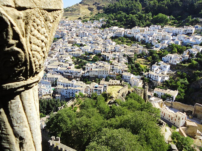 Vistas de Cazorla desde el castillo de la Yedra