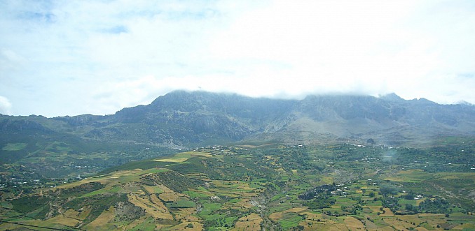 Casas en el monte (Marruecos)