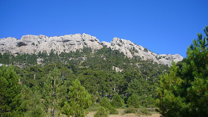 Montaña rocosa en la Sierra de Cazorla