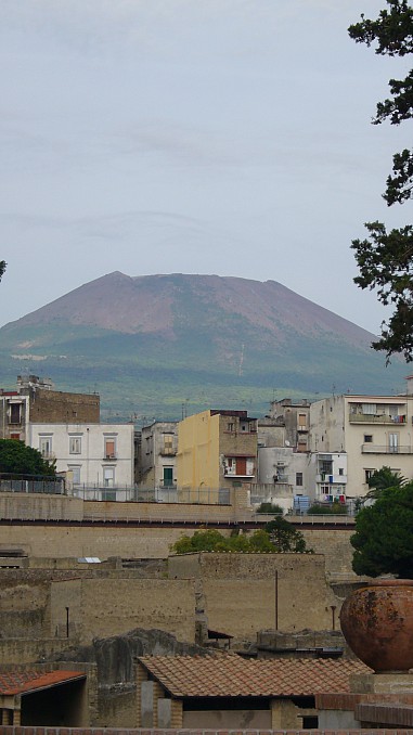 Vesubio desde Herculano