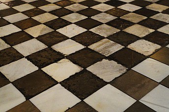 Detalle del suelo de la Catedral de Granada