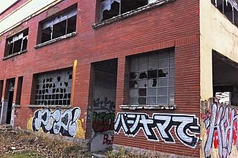 Fábrica abandonada en Vitoria