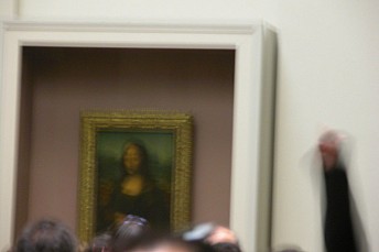 Empujones para ver la Gioconda