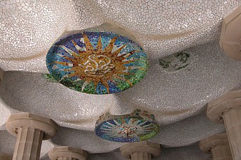 Detalle techo Parque Güell