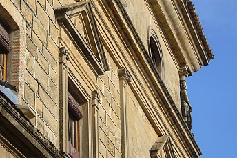 Detalle del palacio de las Cadenas en Úbeda (Jaén)