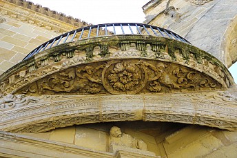 Detalle del edificio de Plateresco en Baeza (Jaén)