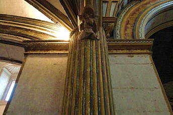 Detalle del interior de la Sacra Capilla de El Salvador en Úbeda