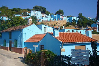 Júzcar, pueblo pitufo