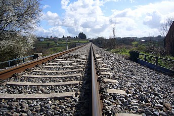 Vía del tren