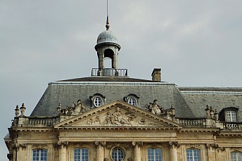 Detalle del Edificio de la Bolsa (Burdeos)