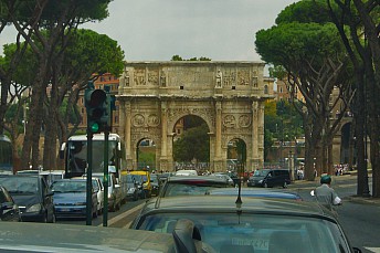 Arco de Constantino en Roma