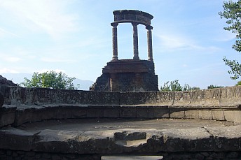 Tumba de la vía de los sepulcros en Pompeya