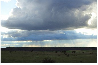 Lluvia en Clunia