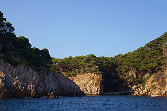 Península de Palamós desde el mar